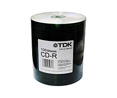 CD-R TDK X100 UNIDADES 700MB