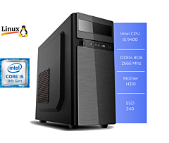 PC GFAST H-500 I5 9400 8GB SSD 240GB LINUX