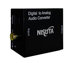 CONVERSOR AUDIO DIGITAL EN ANALOGICO NISUTA NSCOAUDI