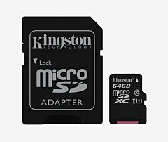 MEMORIA 64GB MICRO SD KINGSTON CLASE 10