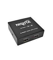 SPLITTER NISUTA HDMI 2 PUERTOS 4K NSVSH2E