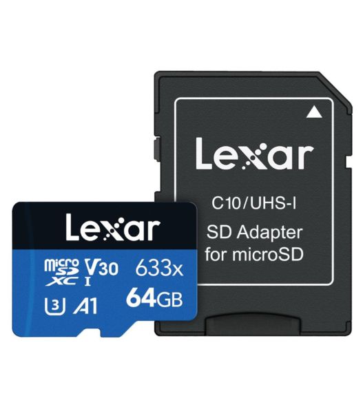 MEMORIA MICRO SD 64GB LEXAR